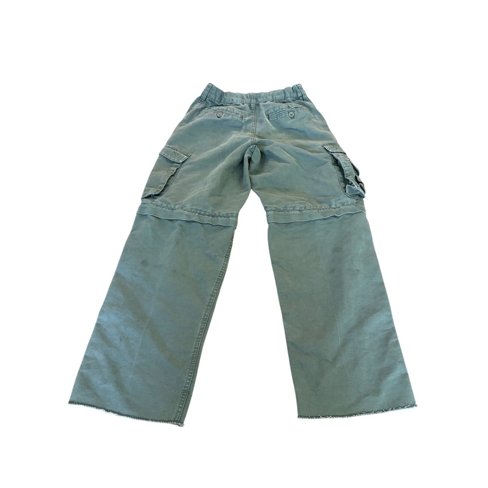 Boy Scouts of America Kids Youth 10 Green Convertible Cargo Pants Shorts Uniform - Picture 2 of 12